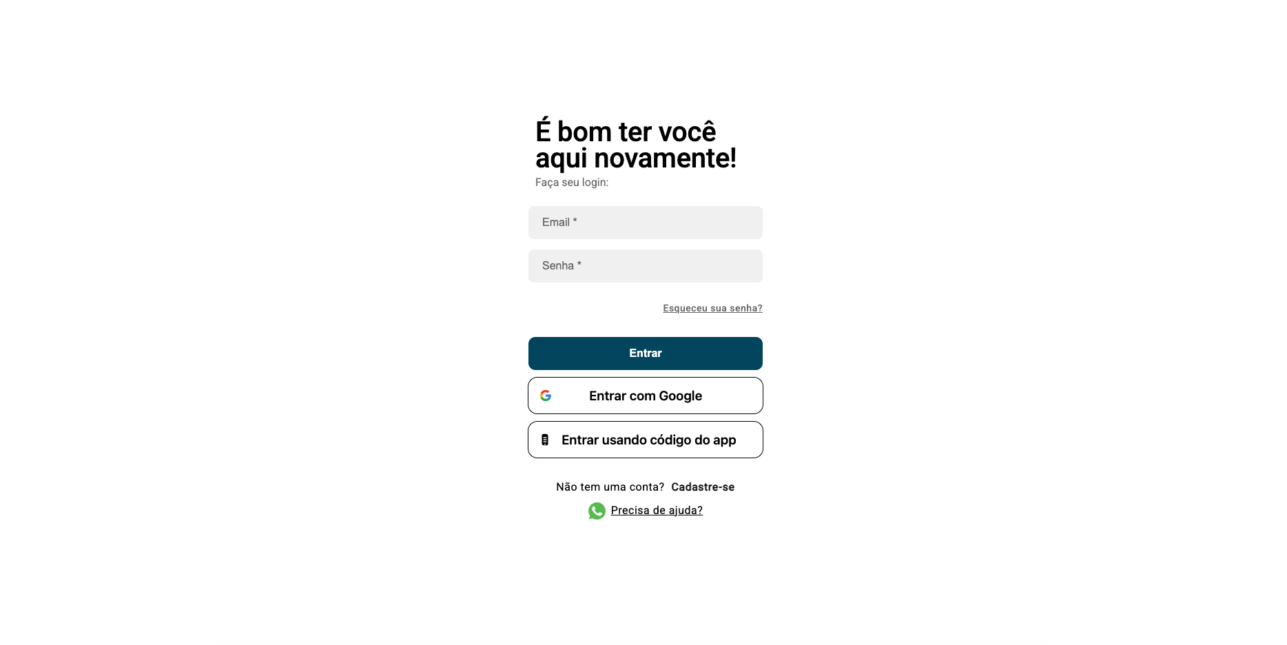 Login do portal